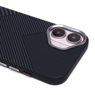 Чехол-накладка для Apple iPhone 16 - (124) (черный) Luxo Creative PC