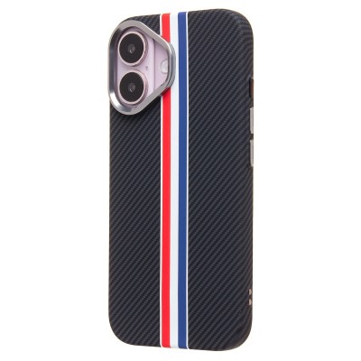 Чехол-накладка для Apple iPhone 16 - (129) (черный/многоцветный) Luxo Creative PC