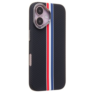 Чехол-накладка для Apple iPhone 16 - (129) (черный/многоцветный) Luxo Creative PC