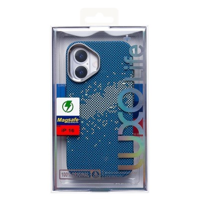 Чехол-накладка для Apple iPhone 16 - (135) (синий/зеленый) Luxo Creative PC