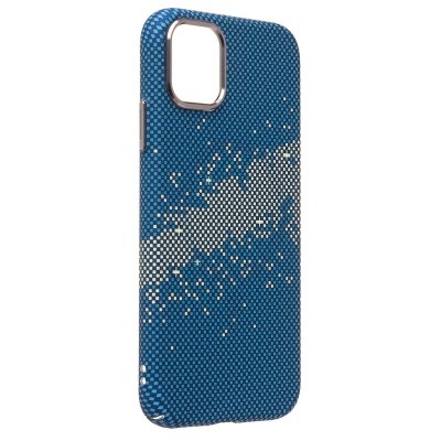 Чехол-накладка для Apple iPhone 11 - (135) (синий/зеленый) Luxo Creative PC
