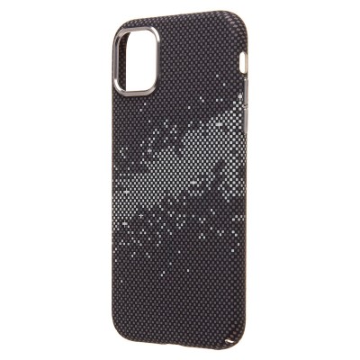 Чехол-накладка для Apple iPhone 11 - (136) (черный/серый) Luxo Creative PC