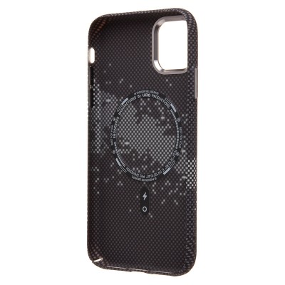 Чехол-накладка для Apple iPhone 11 - (136) (черный/серый) Luxo Creative PC