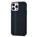 Чехол-накладка для Apple iPhone 13 Pro Max - (121) (черный/синий) Luxo Creative PC Чехол-накладка для Apple iPhone 13 Pro Max - (121) (черный/синий) Luxo Creative PC