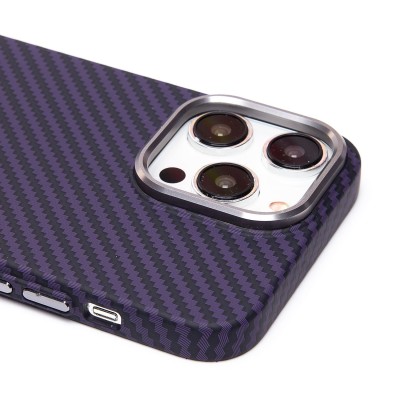 Чехол-накладка для Apple iPhone 14 Pro Max - (119) (темно-фиолетовый) Luxo Creative PC