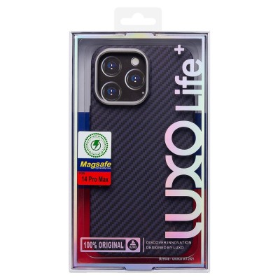 Чехол-накладка для Apple iPhone 14 Pro Max - (119) (темно-фиолетовый) Luxo Creative PC