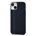 Чехол-накладка для Apple iPhone 14 - (121) (черный/синий) Luxo Creative PC