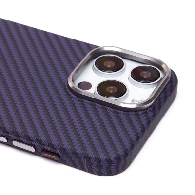 Чехол-накладка для Apple iPhone 15 Pro Max - (119) (темно-фиолетовый) Luxo Creative PC