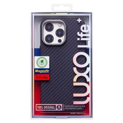 Чехол-накладка для Apple iPhone 15 Pro Max - (119) (темно-фиолетовый) Luxo Creative PC