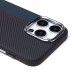 Чехол-накладка для Apple iPhone 15 Pro Max - (120) (тех.уп.) (черный/синий) Luxo Creative PC