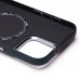 Чехол-накладка для Apple iPhone 15 Pro Max - (121) (тех. уп.) (черный/синий) Luxo Creative PC