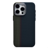Чехол-накладка для Apple iPhone 15 Pro Max (тех. уп.) - (137) (темно-синий/зеленый) Luxo Creative PC