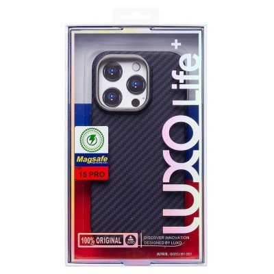 Чехол-накладка для Apple iPhone 15 Pro - (119) (темно-фиолетовый) Luxo Creative PC