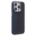 Чехол-накладка для Apple iPhone 15 Pro - (120) (тех. уп.) (черный/синий) Luxo Creative PC