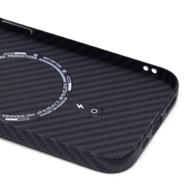 Чехол-накладка для Apple iPhone 15 - (118) (черный) Luxo Creative PC