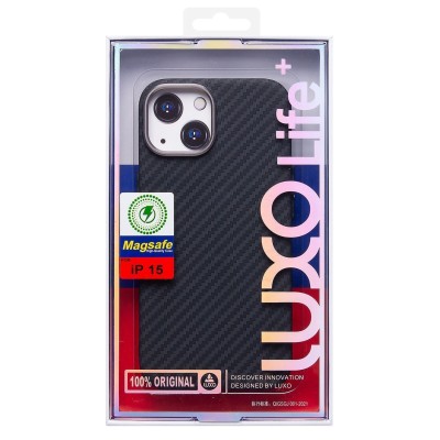 Чехол-накладка для Apple iPhone 15 - (118) (черный) Luxo Creative PC