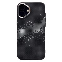 Чехол-накладка для Apple iPhone 16 Plus - (136) (черный/серый) Luxo Creative PC