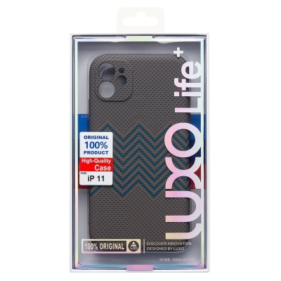 Чехол-накладка для Apple iPhone 11 - (136) (титановый) Luxo Creative