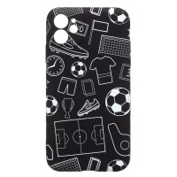Чехол-накладка для Apple iPhone 11 - (140) (черный) Luxo Creative