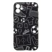 Чехол-накладка для Apple iPhone 11 - (140) (черный) Luxo Creative