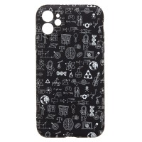 Чехол-накладка для Apple iPhone 11 - (141) (черный) Luxo Creative