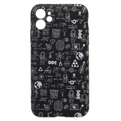 Чехол-накладка для Apple iPhone 11 - (141) (черный) Luxo Creative