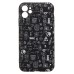 Чехол-накладка для Apple iPhone 11 - (141) (черный) Luxo Creative