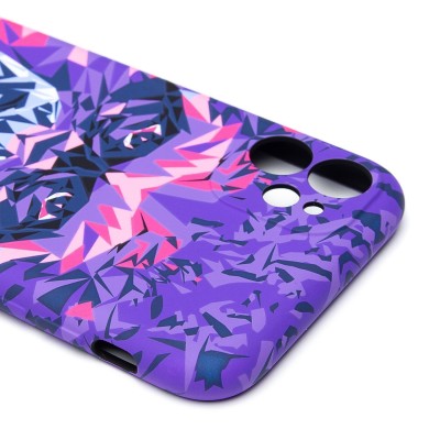 Чехол-накладка для Apple iPhone 11 - (144) (фиолетовый) Luxo Creative