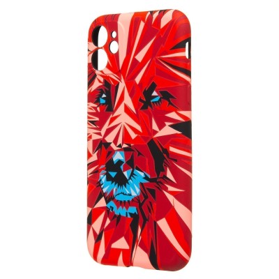 Чехол-накладка для Apple iPhone 11 - (146) (красный) Luxo Creative
