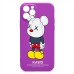 Чехол-накладка для Apple iPhone 12 Pro - (86) (фиолетовый) Luxo Creative