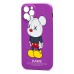 Чехол-накладка для Apple iPhone 12 Pro - (86) (фиолетовый) Luxo Creative