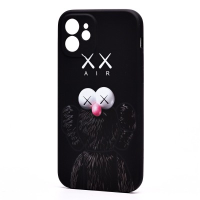Чехол-накладка для Apple iPhone 12 -88 (черный) Luxo Creative