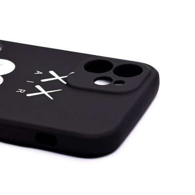 Чехол-накладка для Apple iPhone 12 -88 (черный) Luxo Creative