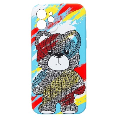 Чехол-накладка для Apple iPhone 12 - (114) (многоцветный) Luxo Creative