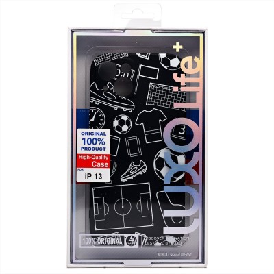 Чехол-накладка для Apple iPhone 13 - (140) (черный) Luxo Creative