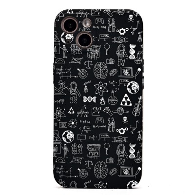 Чехол-накладка для Apple iPhone 13 - (141) (черный) Luxo Creative