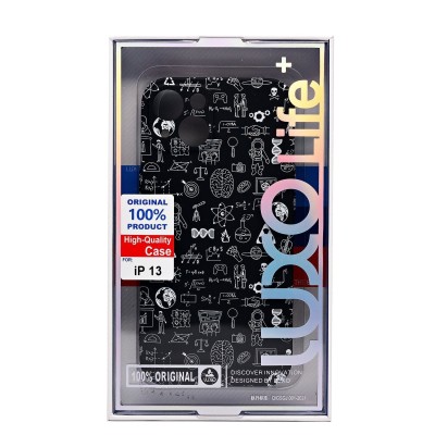Чехол-накладка для Apple iPhone 13 - (141) (черный) Luxo Creative