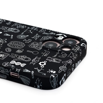 Чехол-накладка для Apple iPhone 13 - (141) (черный) Luxo Creative