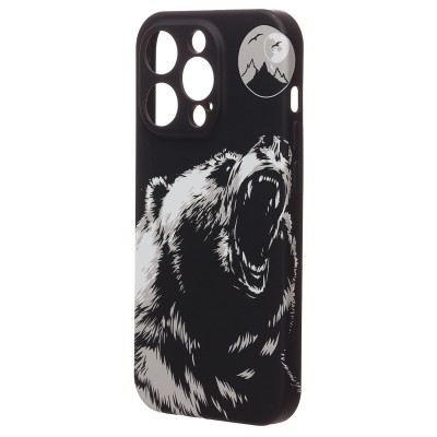 Чехол-накладка для Apple iPhone 14 Pro - (106) (черный) Luxo Creative
