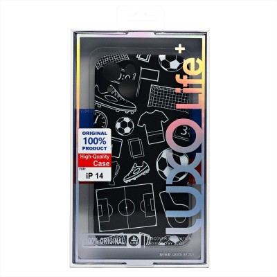 Чехол-накладка для Apple iPhone 14 - (140) (черный) Luxo Creative Чехол-накладка для Apple iPhone 14 - (140) (черный) Luxo Creative