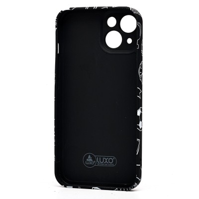 Чехол-накладка для Apple iPhone 14 - (140) (черный) Luxo Creative Чехол-накладка для Apple iPhone 14 - (140) (черный) Luxo Creative