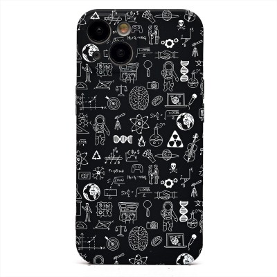 Чехол-накладка для Apple iPhone 14 - (141) (черный) Luxo Creative Чехол-накладка для Apple iPhone 14 - (141) (черный) Luxo Creative