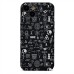 Чехол-накладка для Apple iPhone 14 - (141)  (черный) Luxo Creative