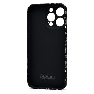 Чехол-накладка для Apple iPhone 15 Pro Max - (141)  (черный) Luxo Creative