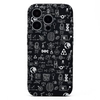 Чехол-накладка для Apple iPhone 15 Pro - (141)  (черный) Luxo Creative