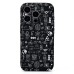 Чехол-накладка для Apple iPhone 15 Pro - (141)  (черный) Luxo Creative