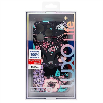 Чехол-накладка для Apple iPhone 15 Pro - (143)  (многоцветный) Luxo Creative