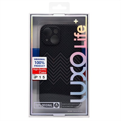Чехол-накладка для Apple iPhone 15 - (133)  (серый) Luxo Creative