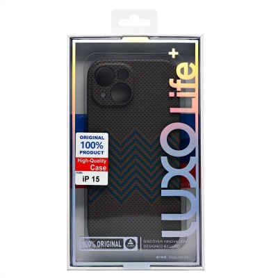Чехол-накладка для Apple iPhone 15 - (136)  (титановый) Luxo Creative
