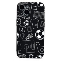 Чехол-накладка для Apple iPhone 15 - (140)  (черный) Luxo Creative